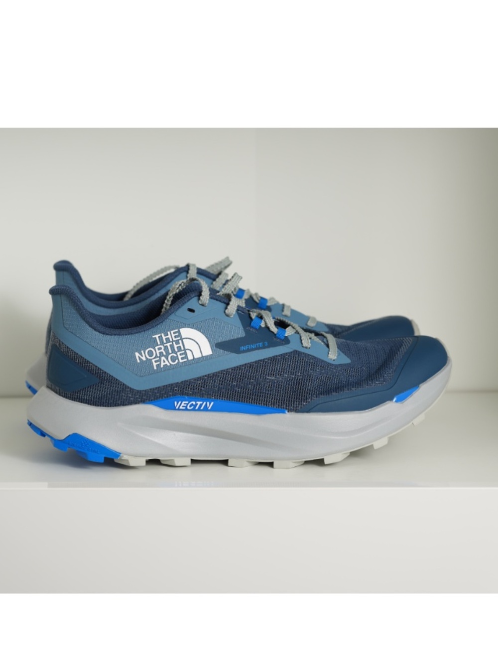 $189 The North Face Vectiv  Infinite 3 Men Blue Hiking Shoes US 11 EU 44.5